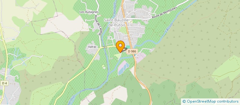 localisation de l'entreprise AUPALYA à SAINT-BAUZILLE-DE-PUTOIS