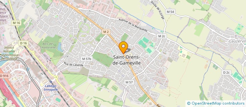 localisation de l'entreprise AUPARU à SAINT-ORENS-DE-GAMEVILLE