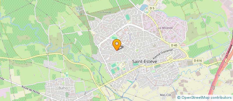 localisation de l'entreprise AUPAUMI  SAINT-ESTEVE