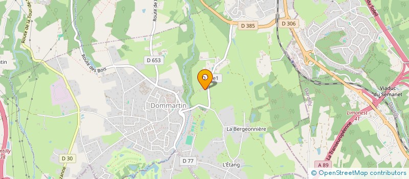 localisation de l'entreprise AUPAVAL  DOMMARTIN