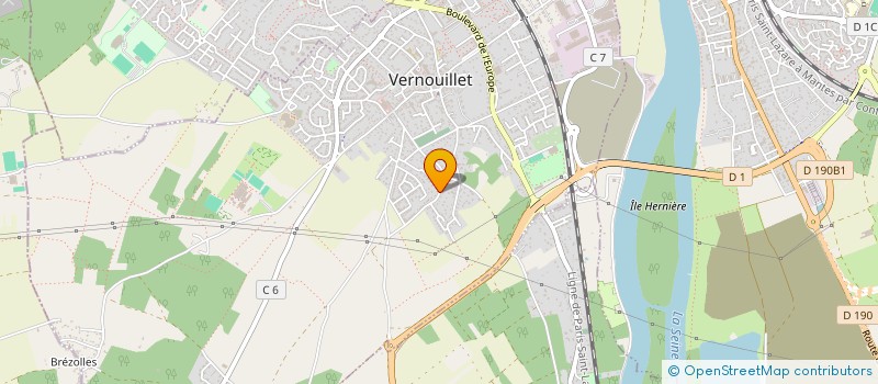 localisation de l'entreprise AUPELIA à VERNOUILLET