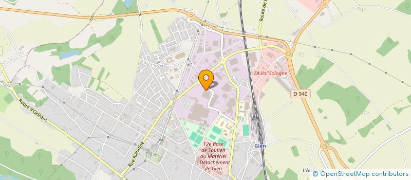localisation de l'entreprise AUPEM SEFLI à GIEN