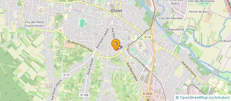localisation de l'entreprise AUPEST JEAN-PHILIPPE à OLIVET