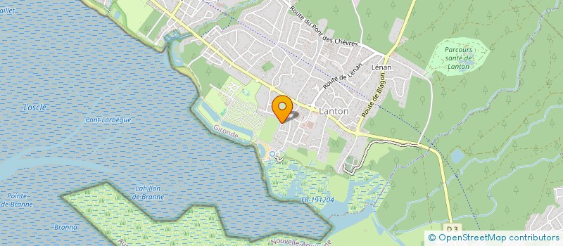 localisation de l'entreprise AUPETIT MASSAGE  LANTON