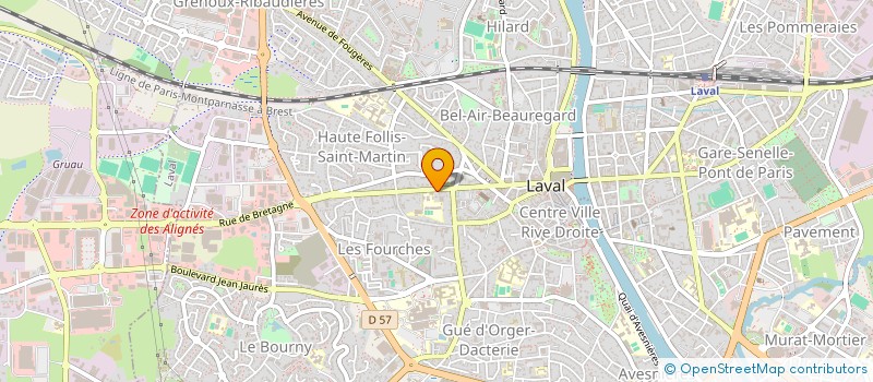 localisation de l'entreprise AUPHICEL à LAVAL