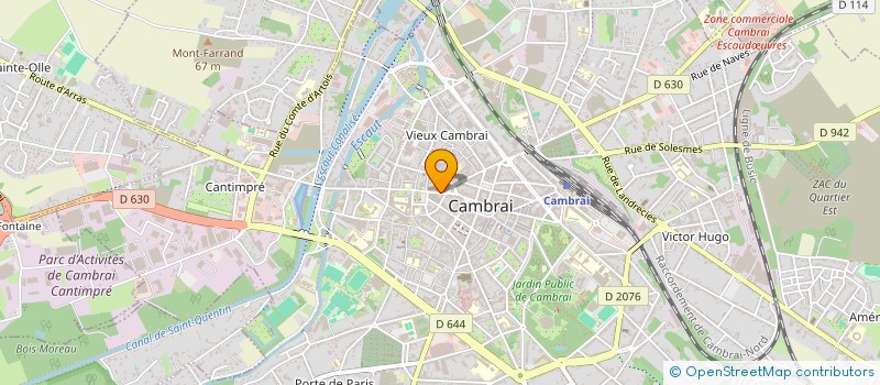 localisation de l'entreprise AUPILA à CAMBRAI