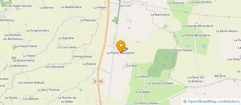 localisation de l'entreprise AUPILA  MOUTIERS