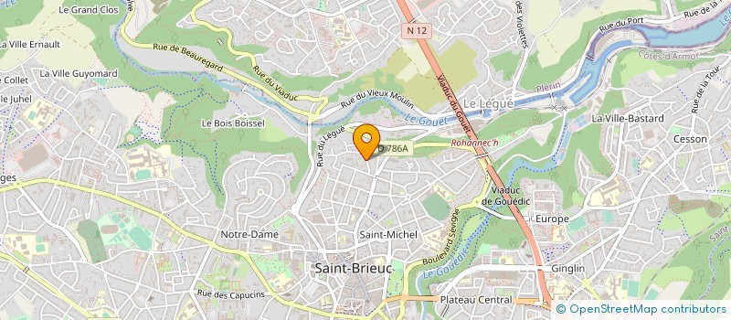 localisation de l'entreprise AUPINILU à SAINT-BRIEUC