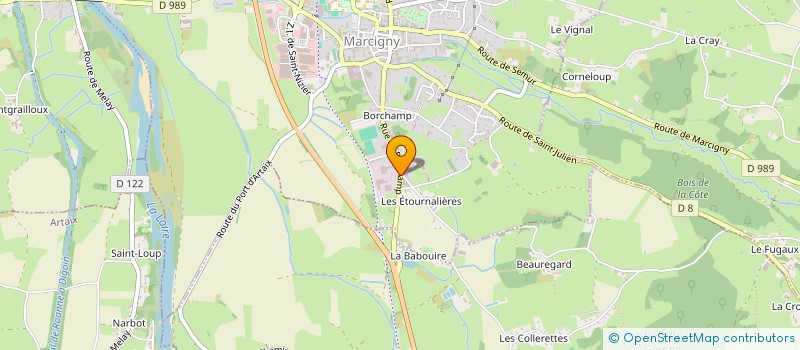 localisation de l'entreprise AUPOIL ET CIE à MARCIGNY