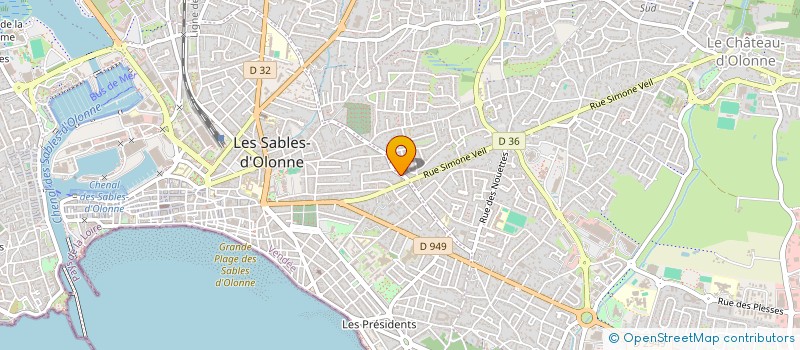 localisation de l'entreprise AUPRALILAU à LES SABLES-D'OLONNE