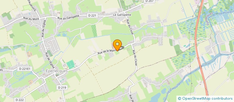 localisation de l'entreprise AUPRES DE LA BARATTE  EPERLECQUES