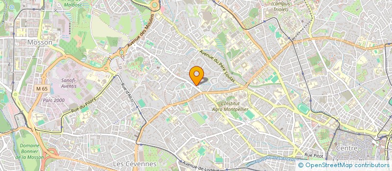localisation de l'entreprise AUPRES DE MON ARBRE à MONTPELLIER