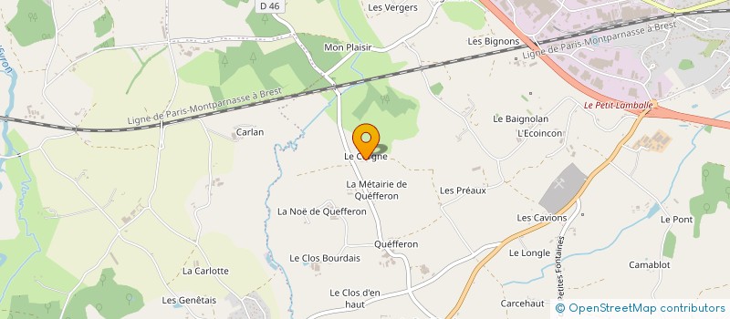 localisation de l'entreprise AUPRES DE MON ARBRE  LAMBALLE-ARMOR