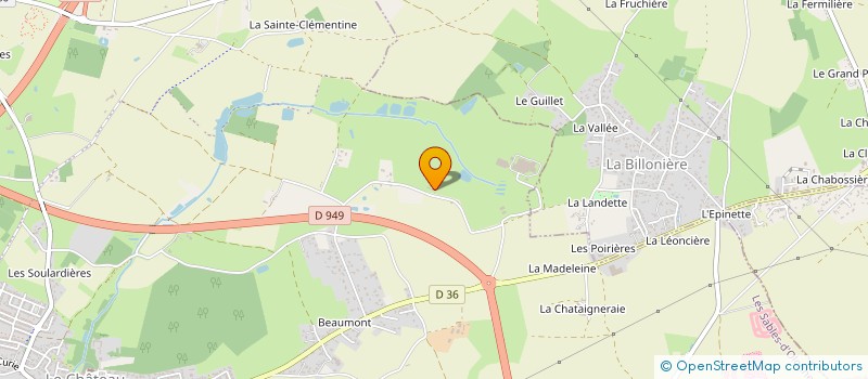 localisation de l'entreprise AUPRES DE MON CHENE à LES SABLES D'OLONNE