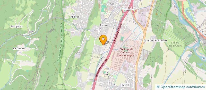 localisation de l'entreprise AUPRES DE NOS ARBRES  VARCES-ALLIERES-ET-RISSET