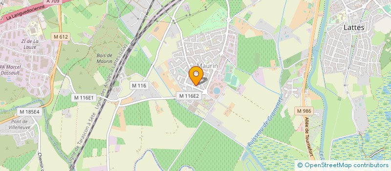 localisation de l'entreprise AUPRES DE VOUS 34 à LATTES
