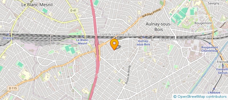 localisation de l'entreprise AUPRESDUBOIS à AULNAY-SOUS-BOIS