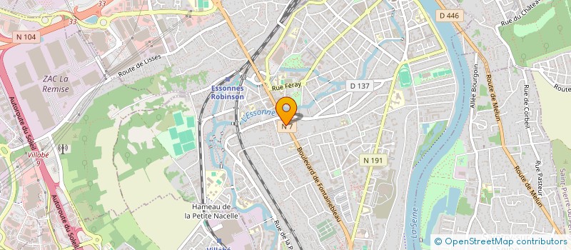 localisation de l'entreprise AUPRINCE DENISE à CORBEIL-ESSONNES
