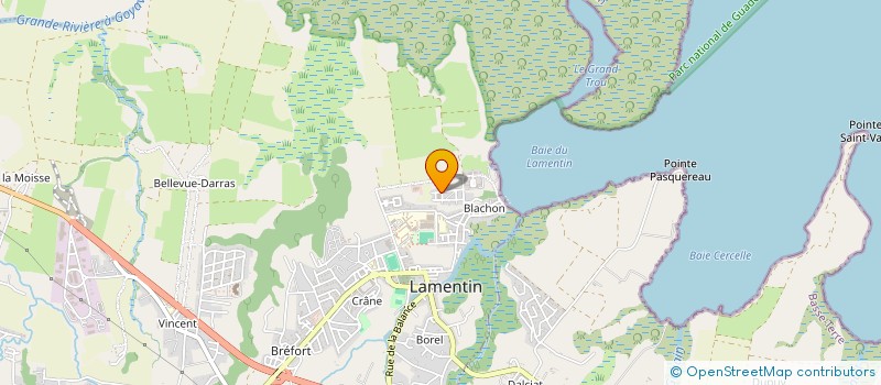 localisation de l'entreprise AUPRIX POP à LAMENTIN