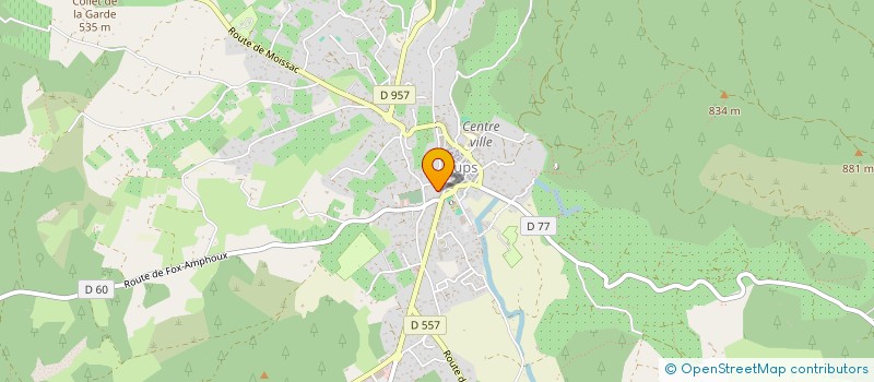 localisation de l'entreprise AUPS JUDO  AUPS