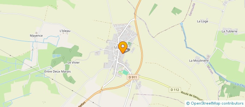 localisation de l'entreprise AUPY PLOMBERIE  MURON