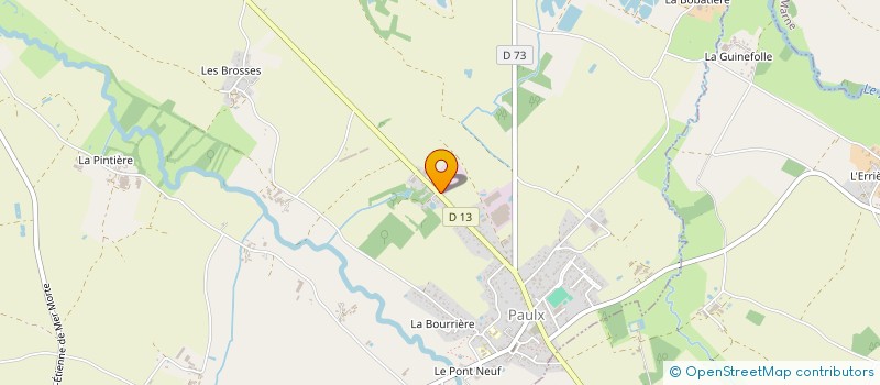localisation de l'entreprise AUR 1 à PAULX