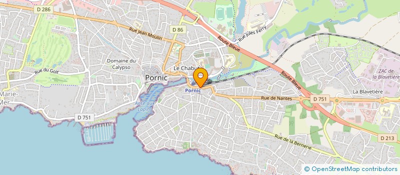 localisation de l'entreprise AUR à PORNIC
