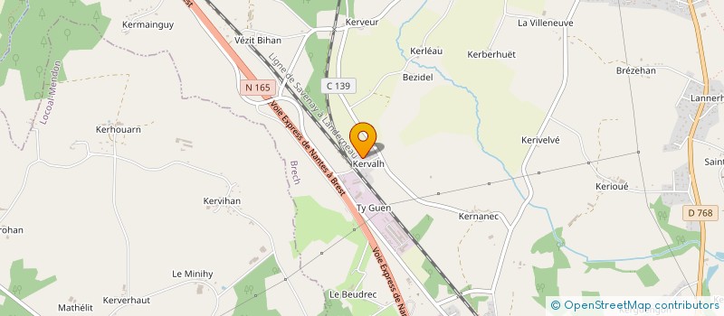 localisation de l'entreprise AUR  BRECH