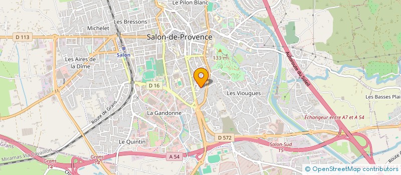 localisation de l'entreprise AUR'AZUR à SALON-DE-PROVENCE