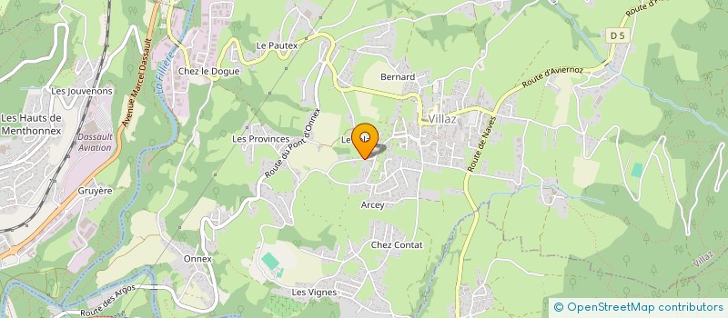 localisation de l'entreprise AUR-EOLE  VILLAZ