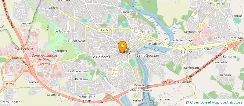 localisation de l'entreprise AUR.ES à AURAY