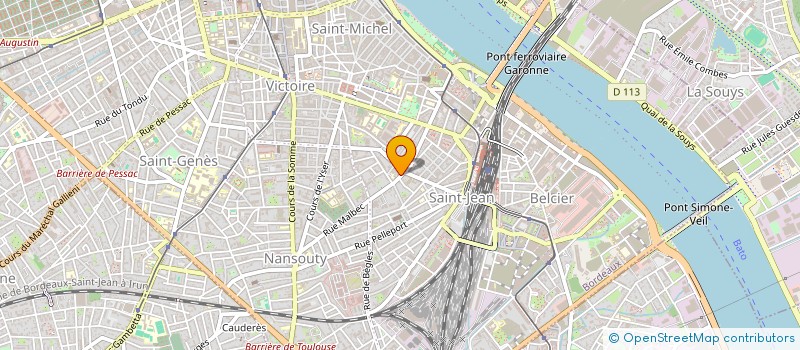 localisation de l'entreprise AURA à BORDEAUX