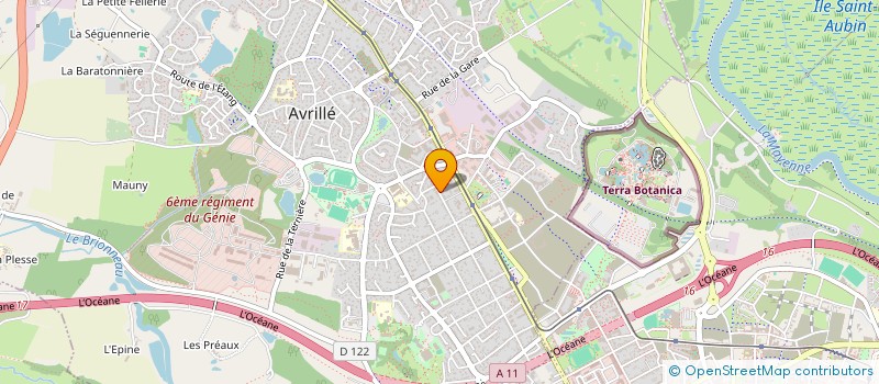 localisation de l'entreprise AURA  AVRILLE