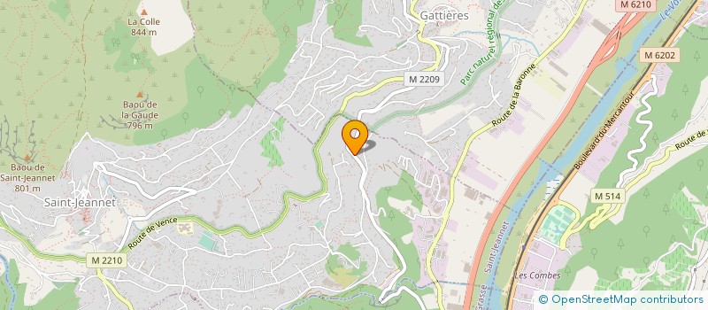 localisation de l'entreprise AURA  SAINT-JEANNET