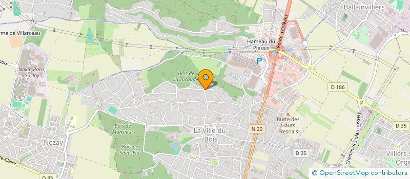 localisation de l'entreprise AURA à LA VILLE-DU-BOIS