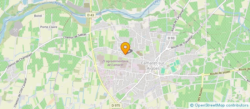 localisation de l'entreprise AURA  BRANDERION