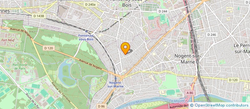localisation de l'entreprise AURA à NOGENT-SUR-MARNE