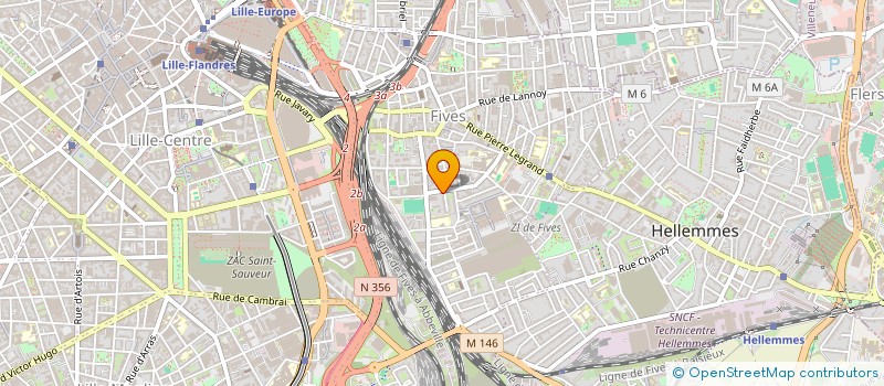 localisation de l'entreprise AURA à LILLE