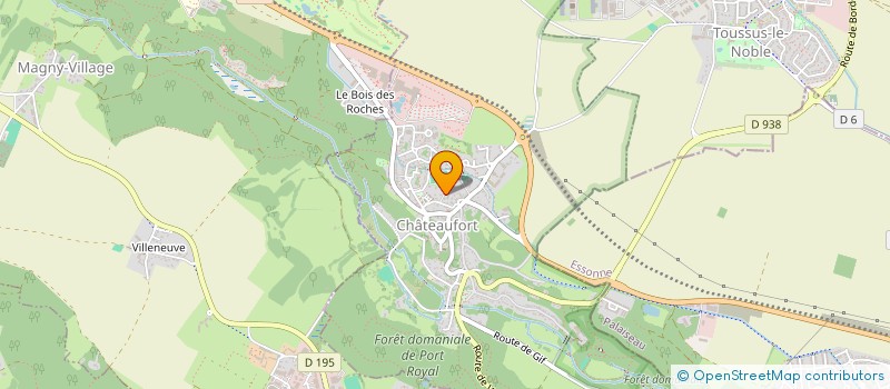 localisation de l'entreprise AURA à CHATEAUFORT