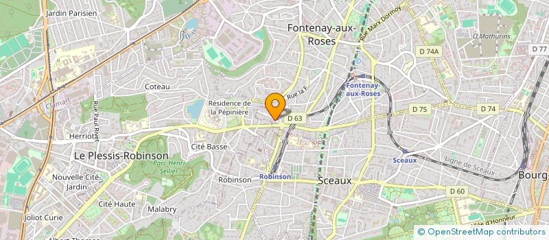 localisation de l'entreprise AURA  FONTENAY-AUX-ROSES