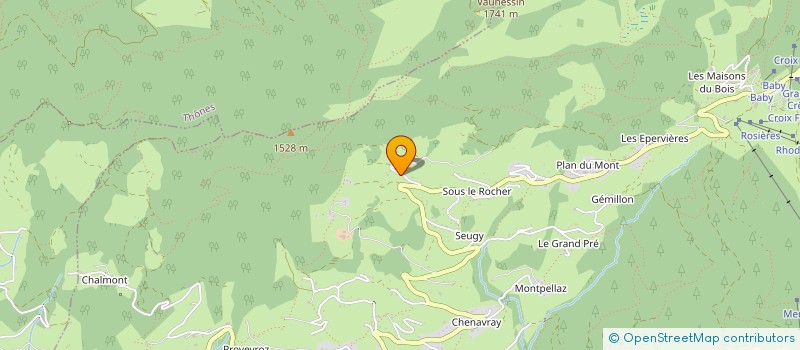 localisation de l'entreprise AURA  MANIGOD