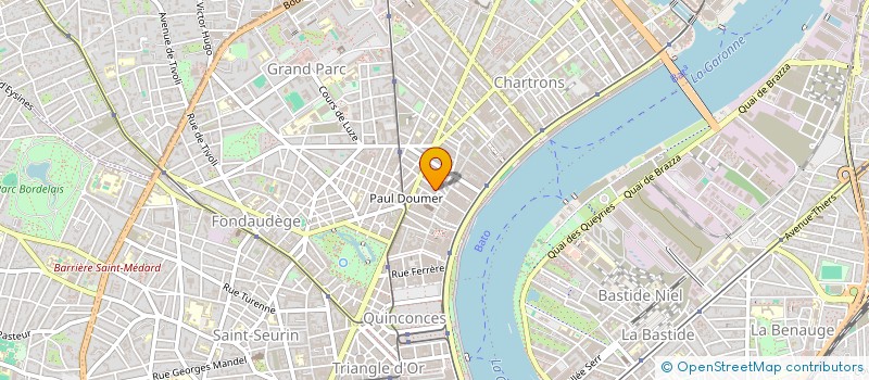localisation de l'entreprise AURA à BORDEAUX