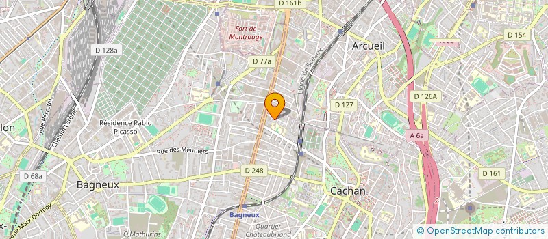 localisation de l'entreprise AURA à CACHAN
