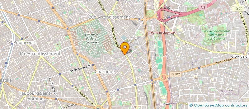 localisation de l'entreprise AURA  PARIS