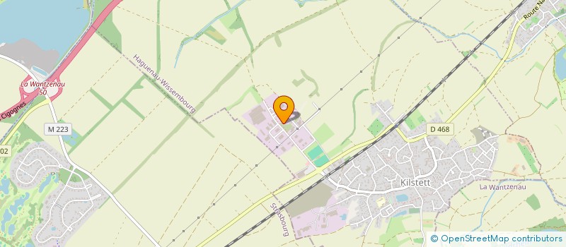 localisation de l'entreprise AURA ATELIER D'ARCHITECTURE  KILSTETT