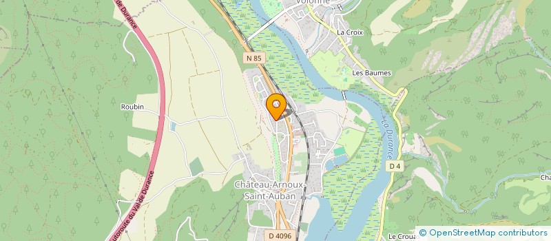 localisation de l'entreprise AURA BEAUTE  CHATEAU-ARNOUX-SAINT-AUBAN