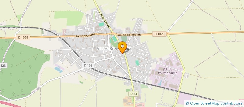 localisation de l'entreprise AURA BODY&HEADSPA à VILLERS-BRETONNEUX