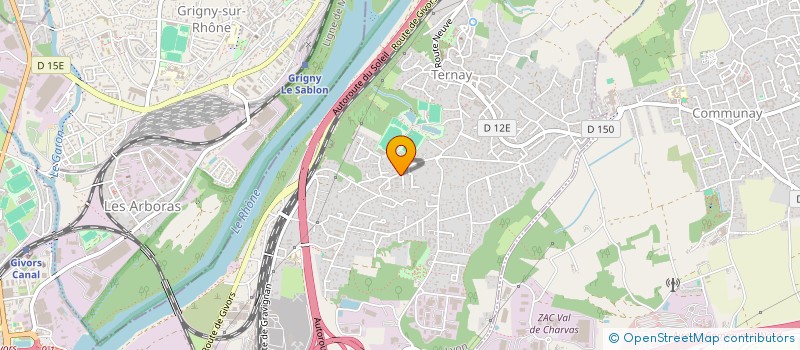 localisation de l'entreprise AURA CLIM CONFORT  TERNAY