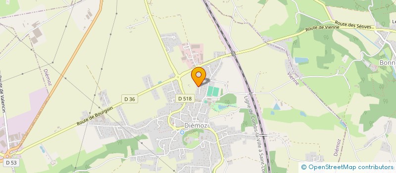 localisation de l'entreprise AURA CONCIERGERIE  DIEMOZ