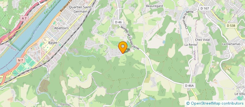 localisation de l'entreprise AURA CONSEIL à VIENNE